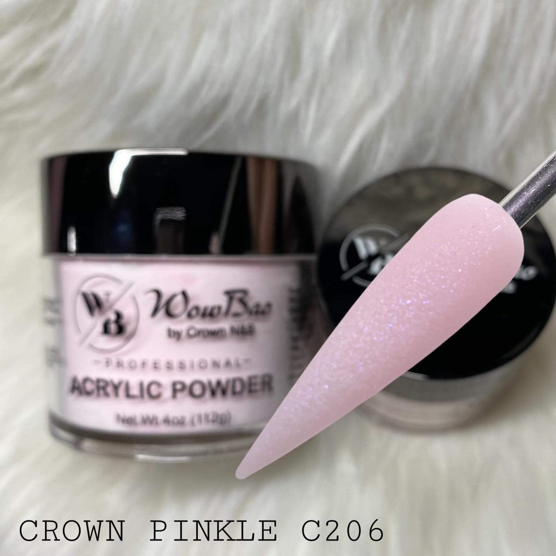 Wow Bao Nails 206 Crown Pinkle WowBao Core Powder