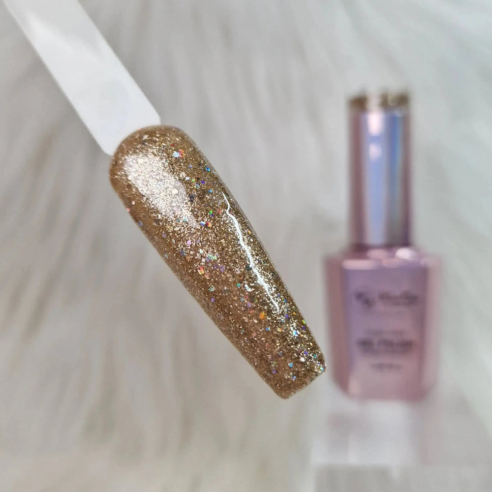 WowBao Nails 223 Gold Dust, Hema-Free Gel Polish 15ml