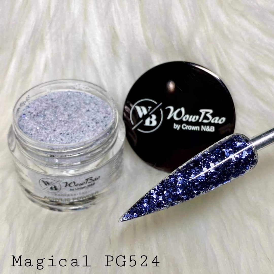 WowBao Nails 524 Magical 1oz/28g wowbao acrylic powder