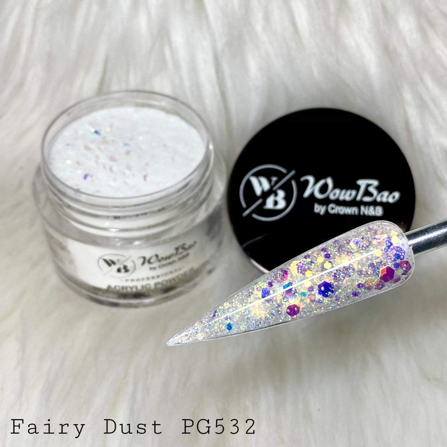 WowBao Nails 532 Fairy Dust 1oz/28g Wowbao Acrylic Powder
