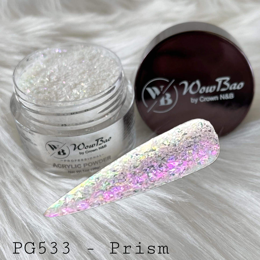 WowBao Nails 533 Prism 1oz/28g Wowbao Acrylic Powder