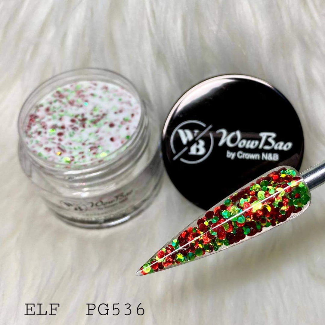 WowBao Nails 536 Elf 1oz/28g wowbao acrylic powder