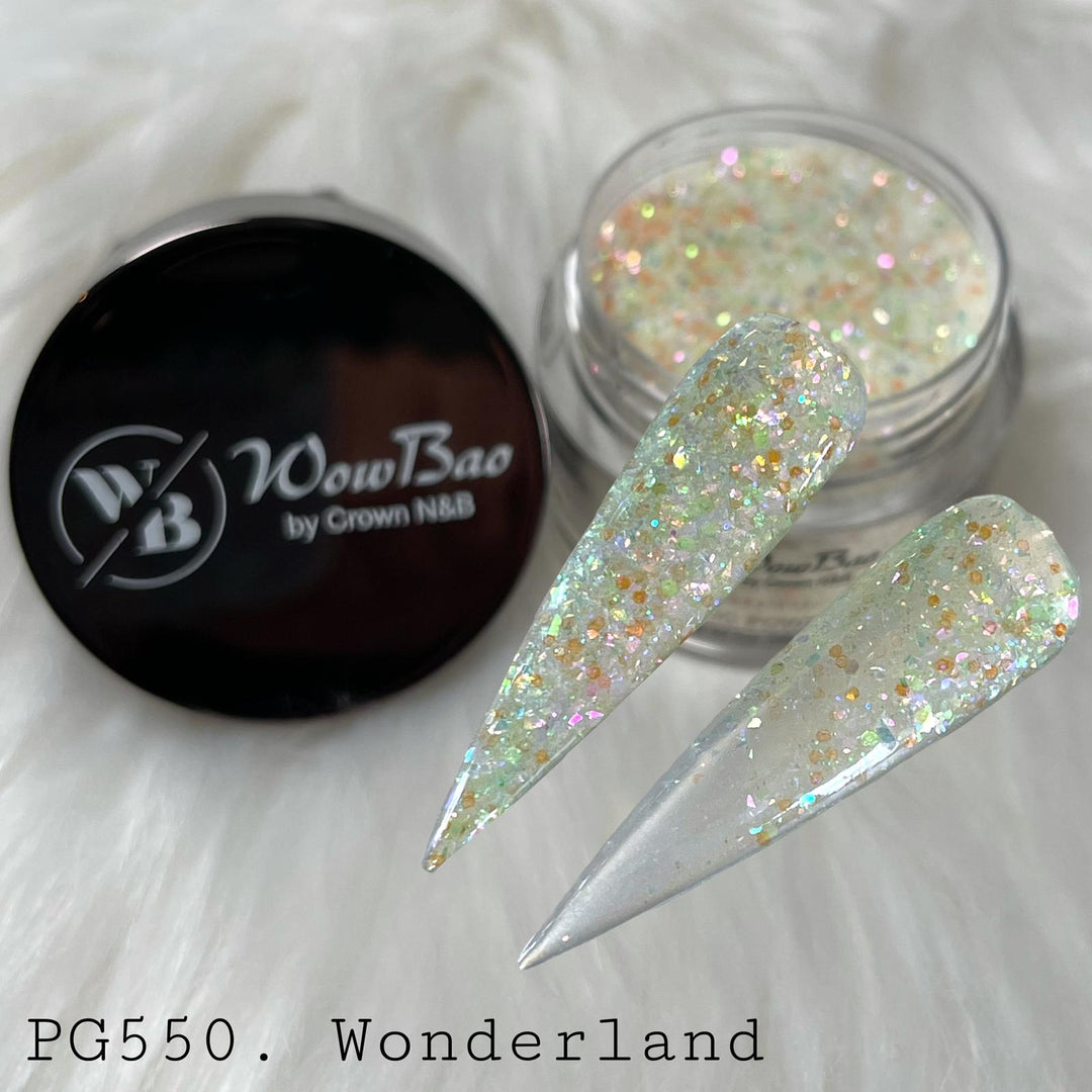 WowBao Nails 550 Wonderland 1oz/28g wowbao acrylic powder
