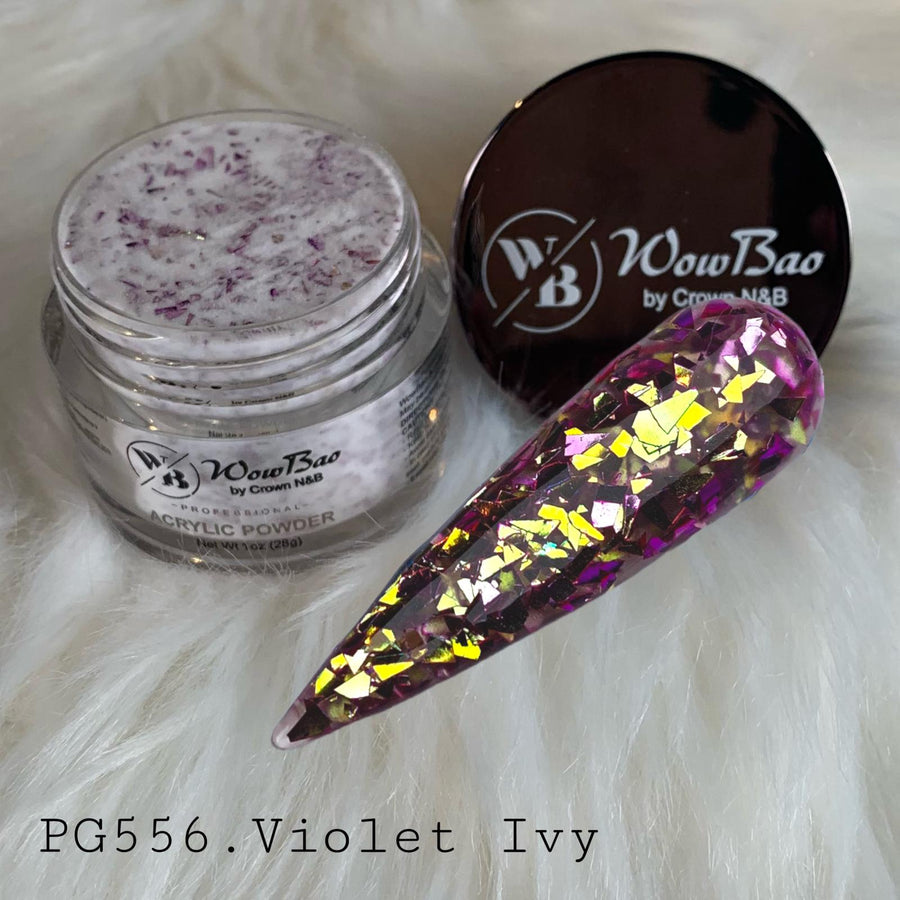 WowBao Nails 556 Violet Ivy 1oz/28g wowbao acrylic powder