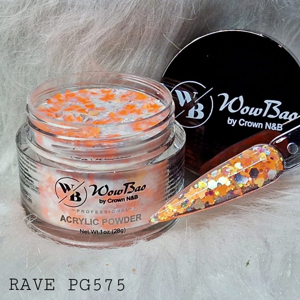 WowBao Nails 575 Rave 1oz/28g Wowbao Acrylic Powder