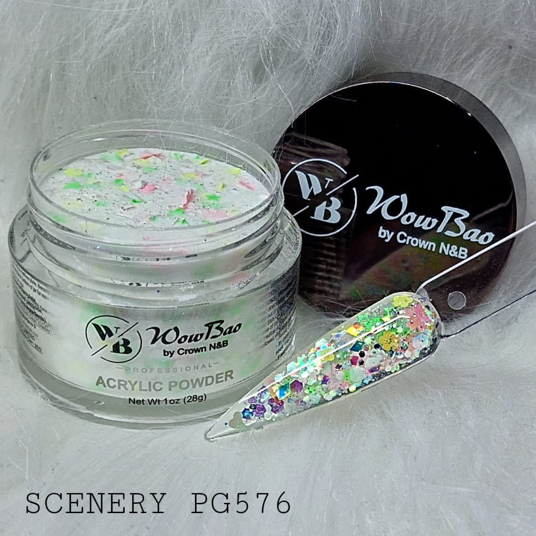 WowBao Nails 576 Scenery 1oz/28g Wowbao Acrylic Powder