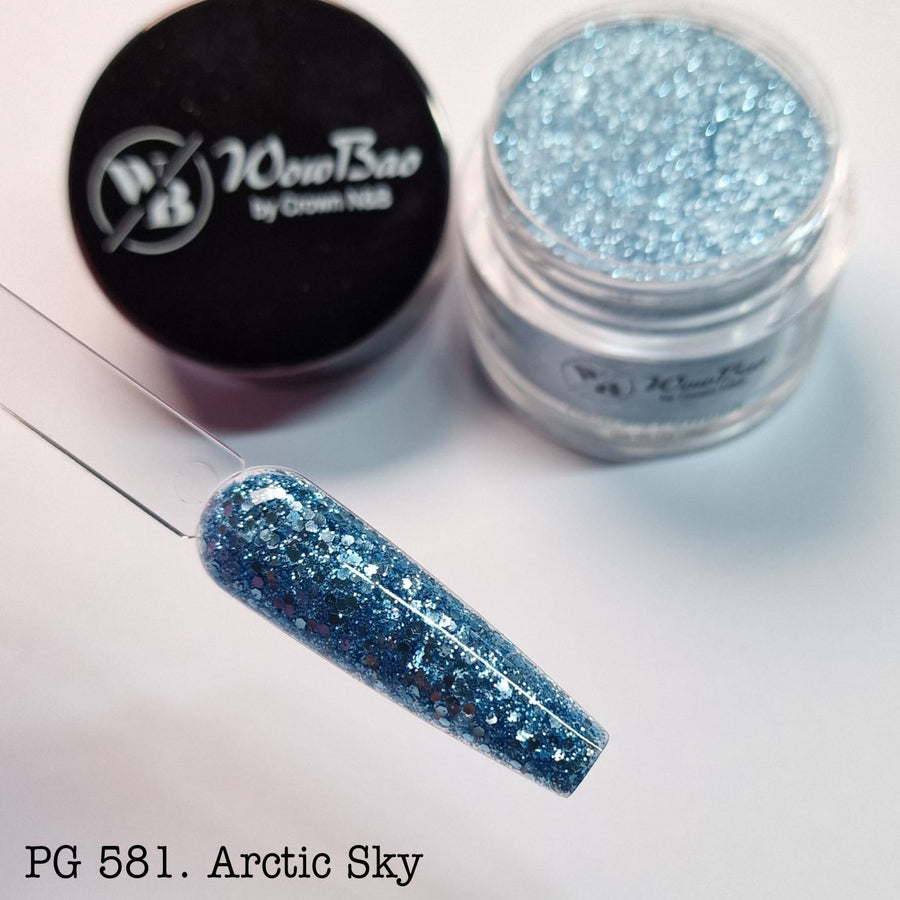 WowBao Nails 581 Artic Sky 1oz/28g Wowbao Acrylic Powder