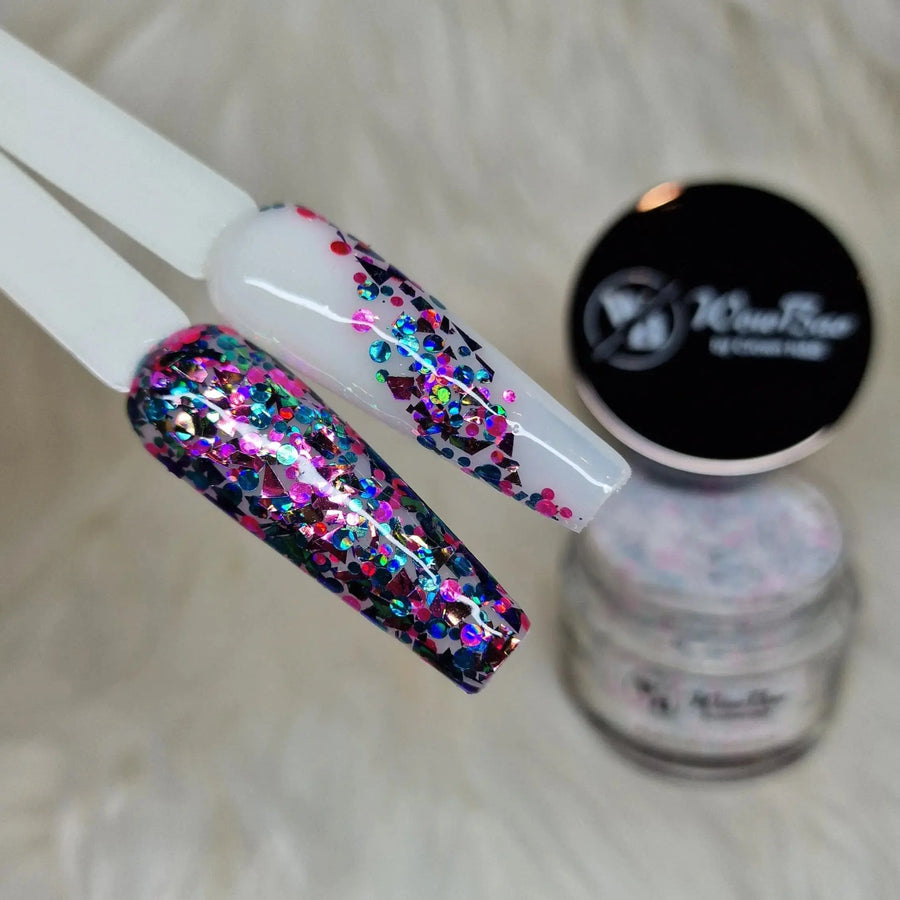 WowBao Nails 595 Glitterized 1oz/28g Wowbao Acrylic Powder
