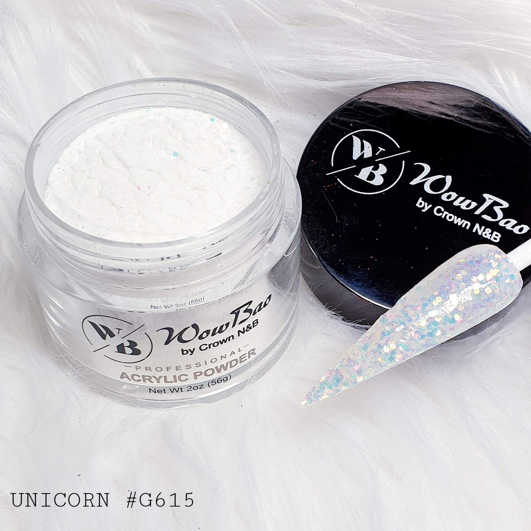Wow Bao Nails 28g / 1oz 615 Unicorn WowBao Acrylic Powder