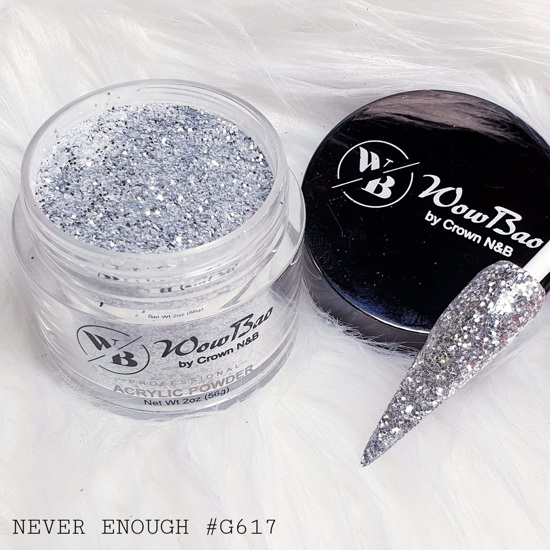 Wow Bao Nails 28g / 1oz 617 Never Enough WowBao Acrylic Powder