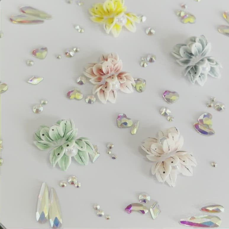 Handmade Acrylic 3D Flower Style 4