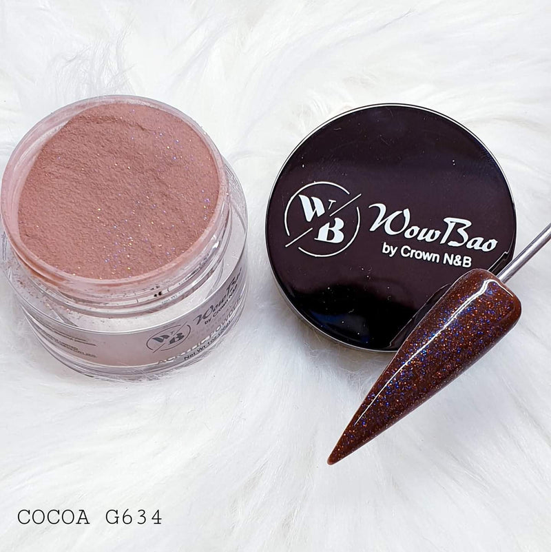 WowBao Nails 634 Cocoa 1oz/28g Wowbao Acrylic Powder