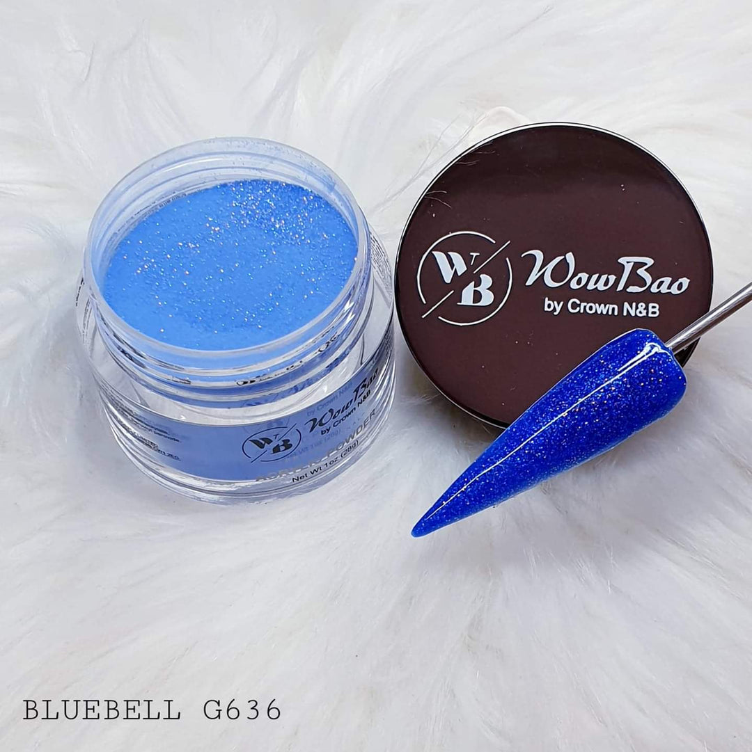 WowBao Nails 636 Bluebell 1oz/28g Wowbao Acrylic Powder