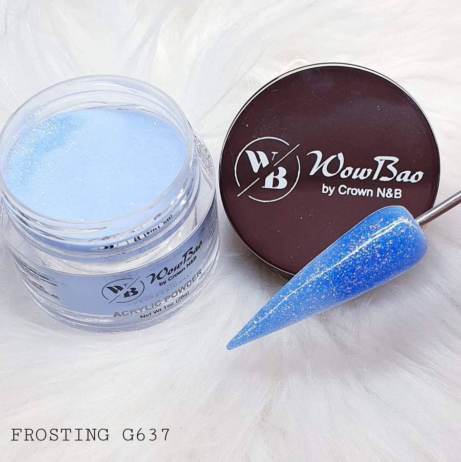 WowBao Nails 637 Frosting 1oz/28g Wowbao Acrylic Powders