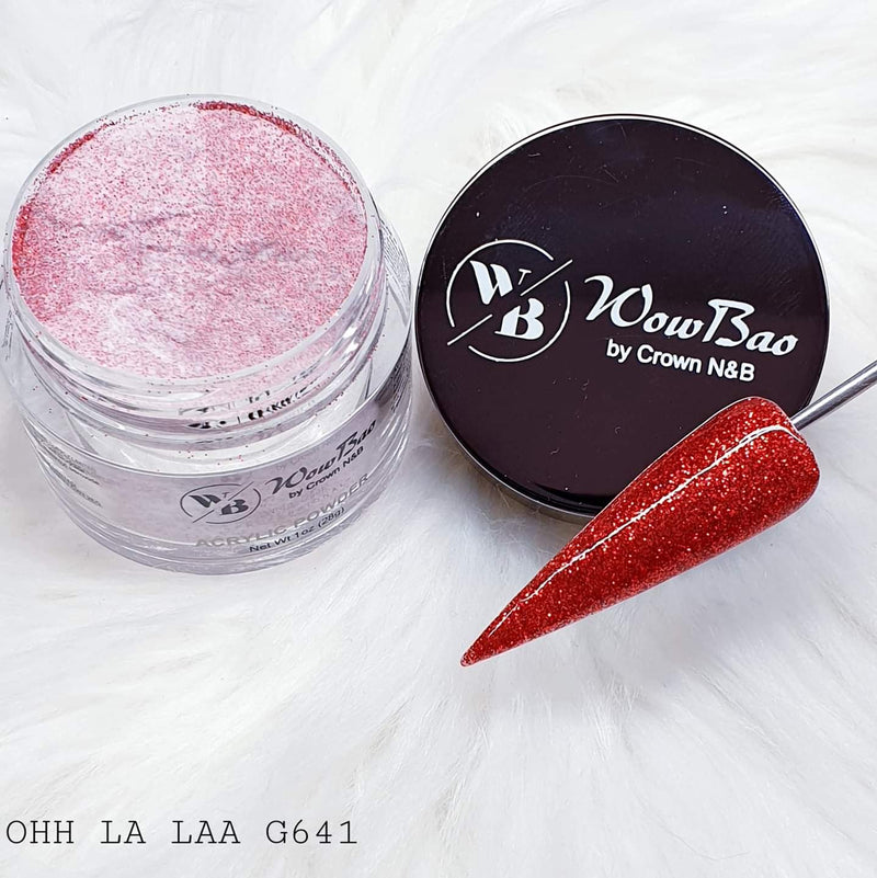 WowBao Nails 641 OHH LA LAA 1oz/28g Wowbao Acrylic Powder