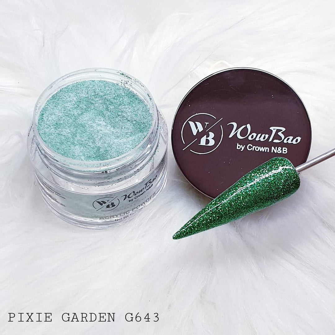 WowBao Nails 643 Pixie Garden 1oz/28g Wowbao Acrylic Powder