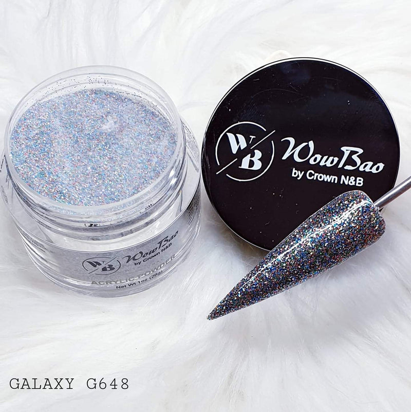 WowBao Nails 648 Galaxy 1oz/28g Wowbao Acrylic Powder