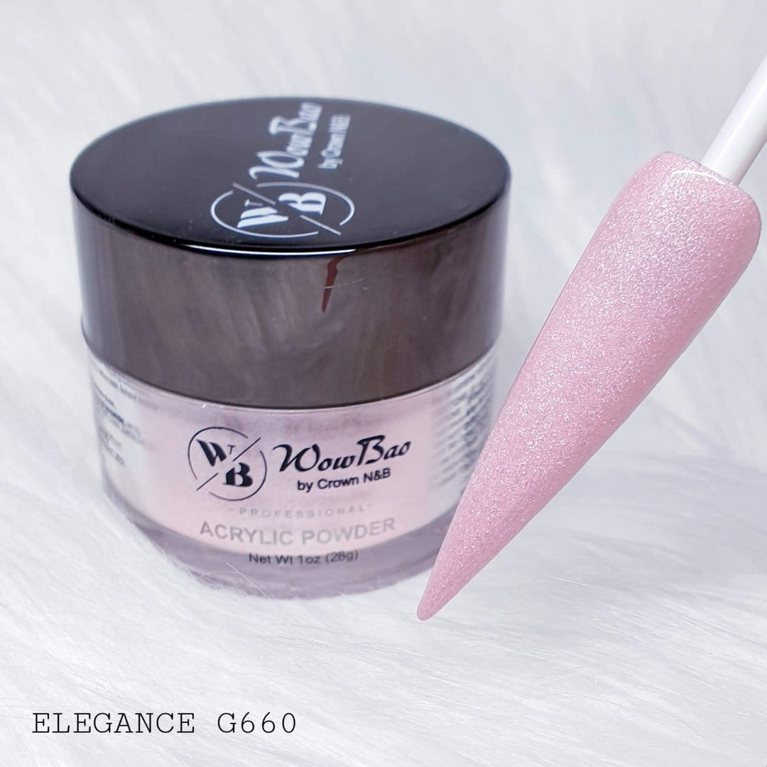 WowBao Nails 660 Elegance 1oz/28g Wowbao Acrylic Powder