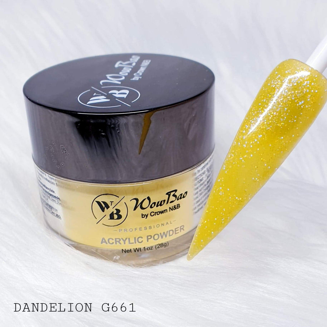 WowBao Nails 661 Dandelion 1oz/28g Wowbao Acrylic Powder