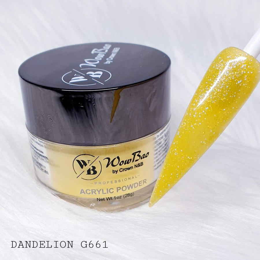 WowBao Nails 661 Dandelion 1oz/28g Wowbao Acrylic Powder