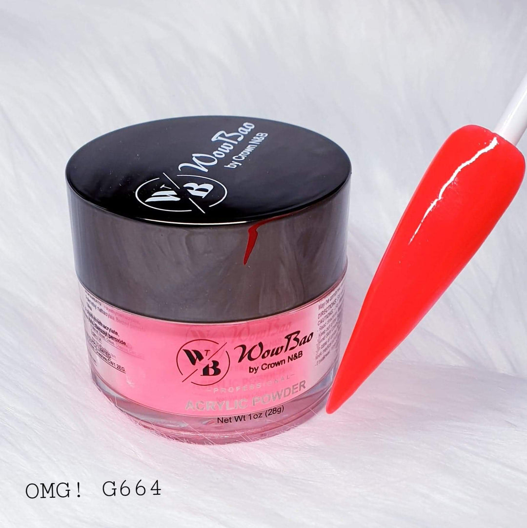 WowBao Nails 664 OMG! 1oz/28g Wowbao Acrylic Powder