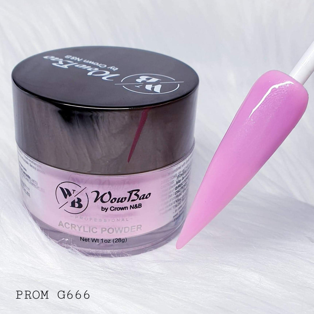 WowBao Nails 666 Prom 1oz/28g Wowbao Acrylic Powder