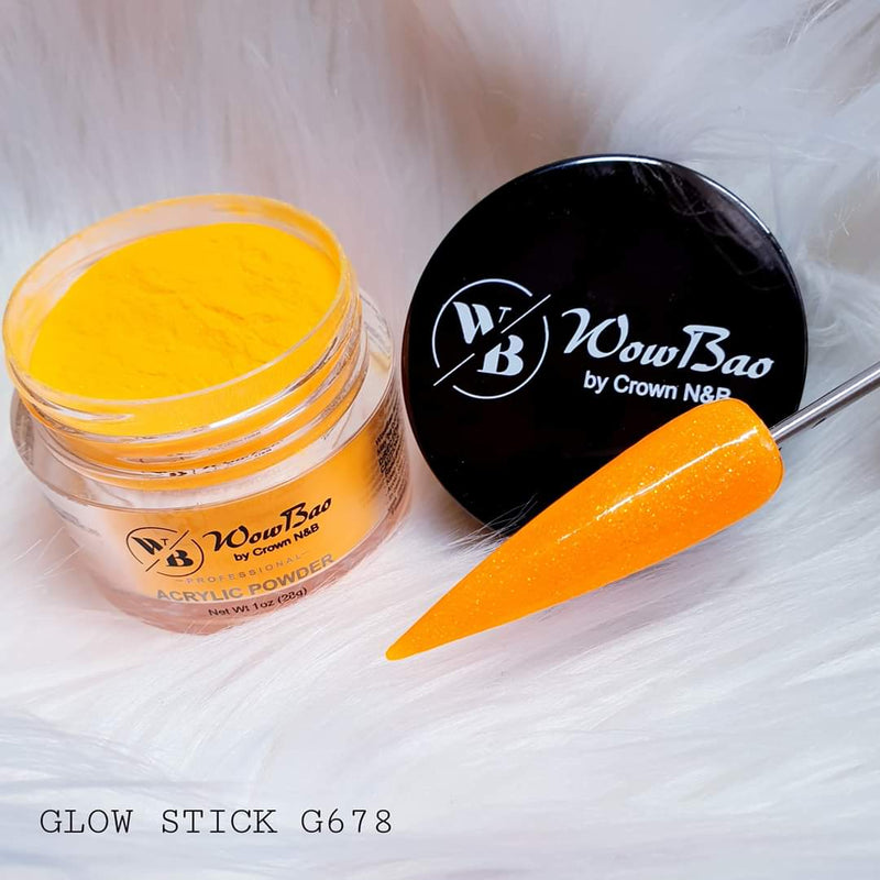 WowBao Nails 678 Glow Stick 1oz/28g Wowbao Acrylic Powder