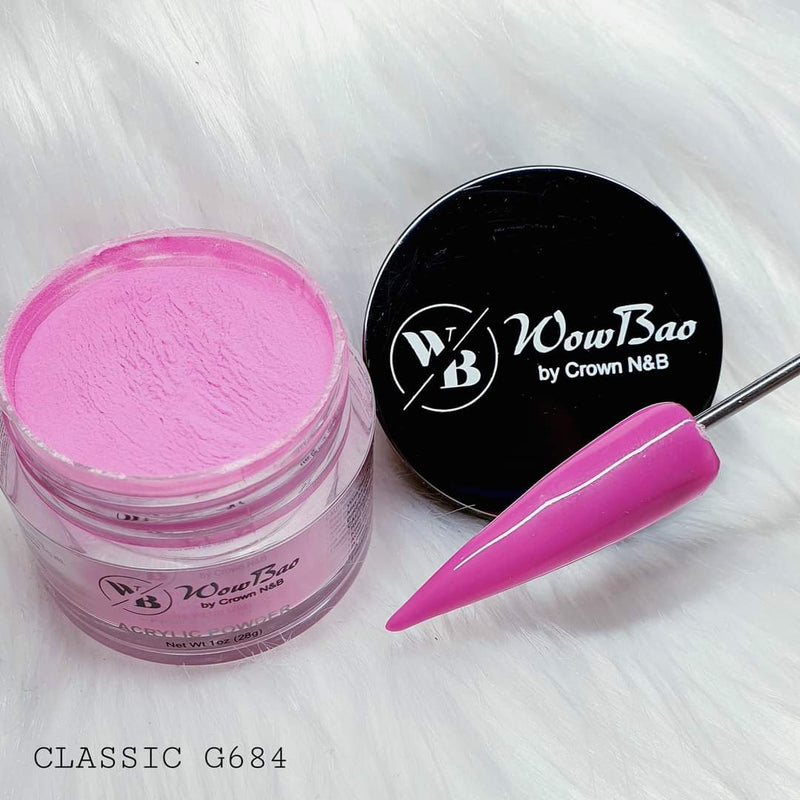 WowBao Nails 684 Classic 1oz/28g Wowbao Acrylic Powder