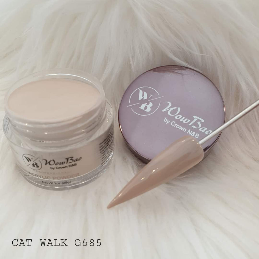 WowBao Nails 685 Cat Walk 1oz/28g Wowbao Acrylic Powder