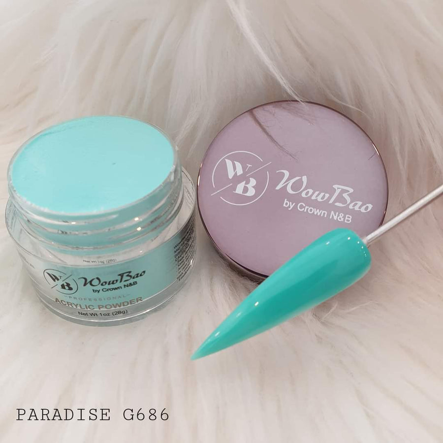 WowBao Nails 686 Paradise 1oz/28g Wowbao Acrylic Powder