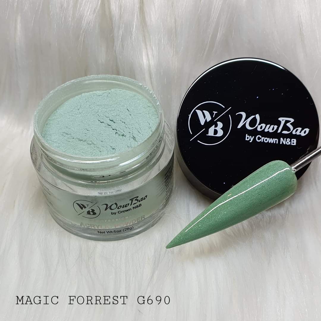 WowBao Nails 690 Magic Forest 1oz/28g Wowbao Acrylic Powder