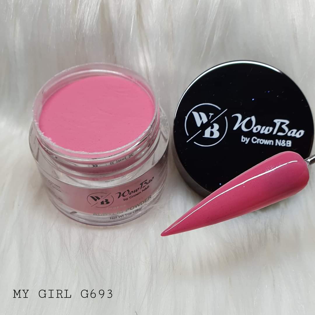 WowBao Nails 693 My Girl 1oz/28g Wowbao Acrylic Powder