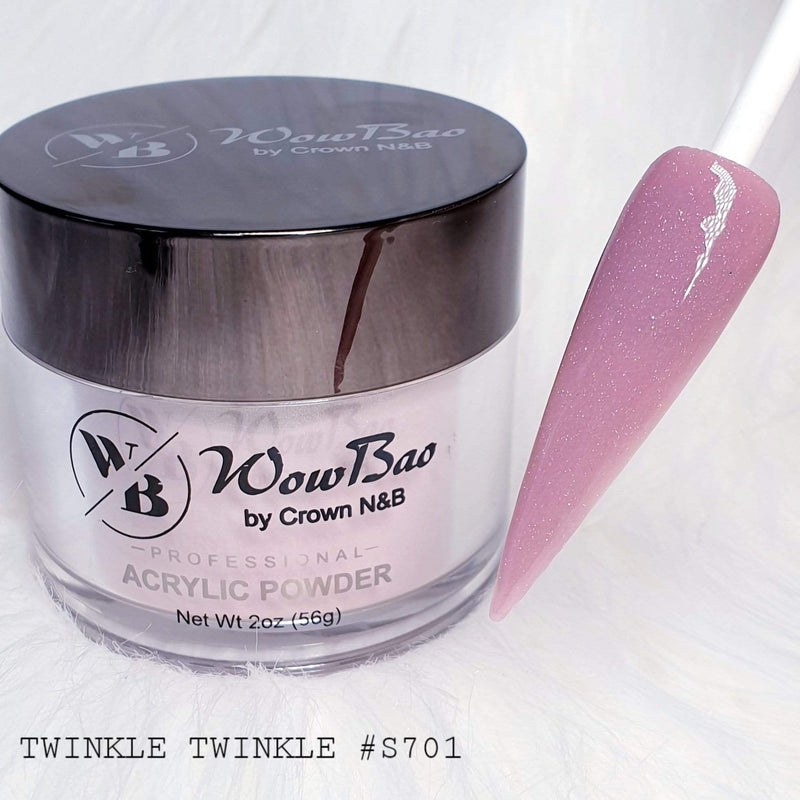 Wow Bao Nails 28g / 1oz 701 Twinkle Twinkle WowBao Acrylic Powder