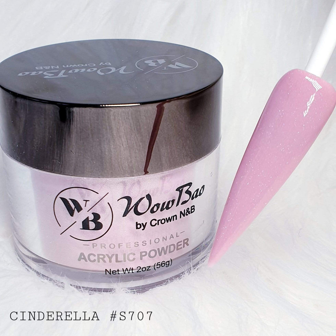 Wow Bao Nails 28g / 1oz 707 Cinderella WowBao Acrylic Powder