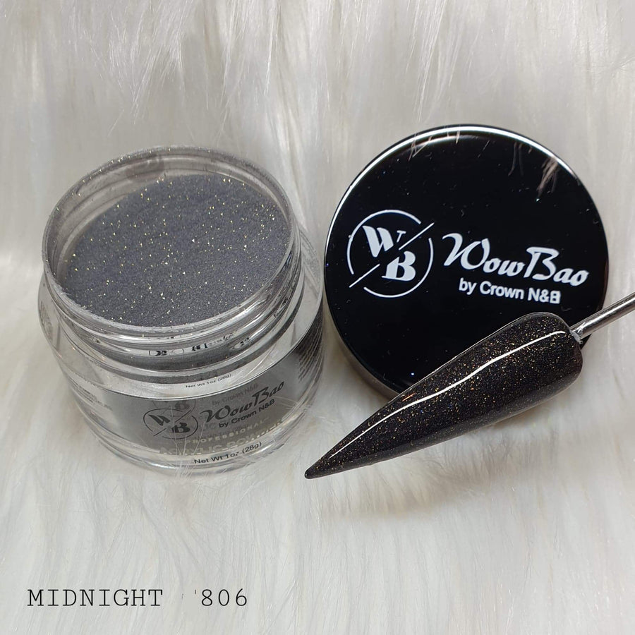 WowBao Nails 806 Midnight 1oz/28g Wowbao Acrylic Powder