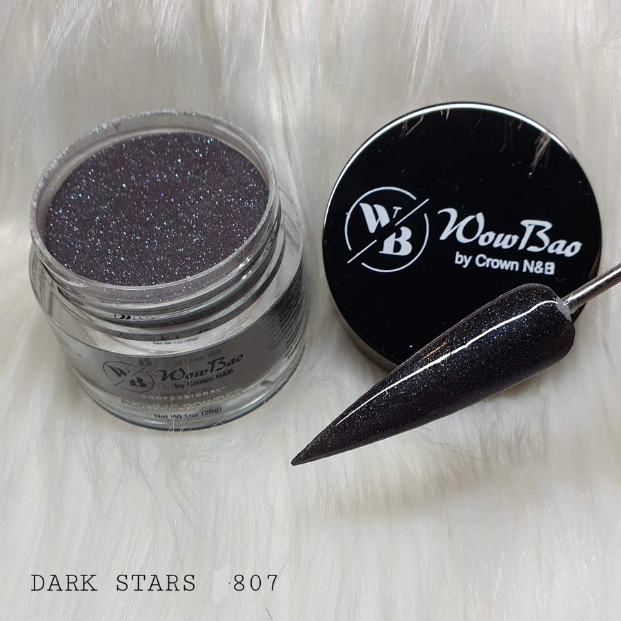 WowBao Nails 807 Dark Stars 1oz/28g Wowbao Acrylic Powder