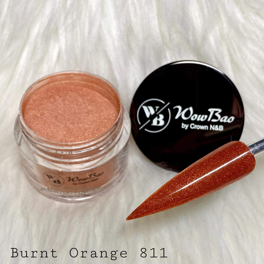 WowBao Nails 811 Burnt Orange 1oz/28g Wowbao Acrylic Powder