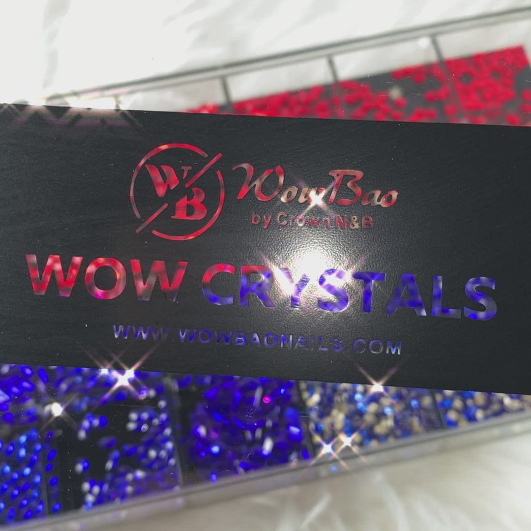 WOW CRYSTALS - The Duet Red & Blue (3540 crystals)