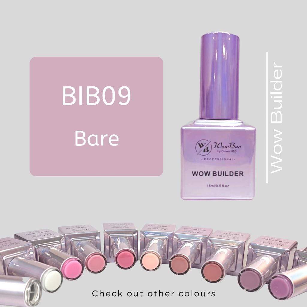 WowBao Nails BIB09 Bare WOW brush on Builder in a bottle