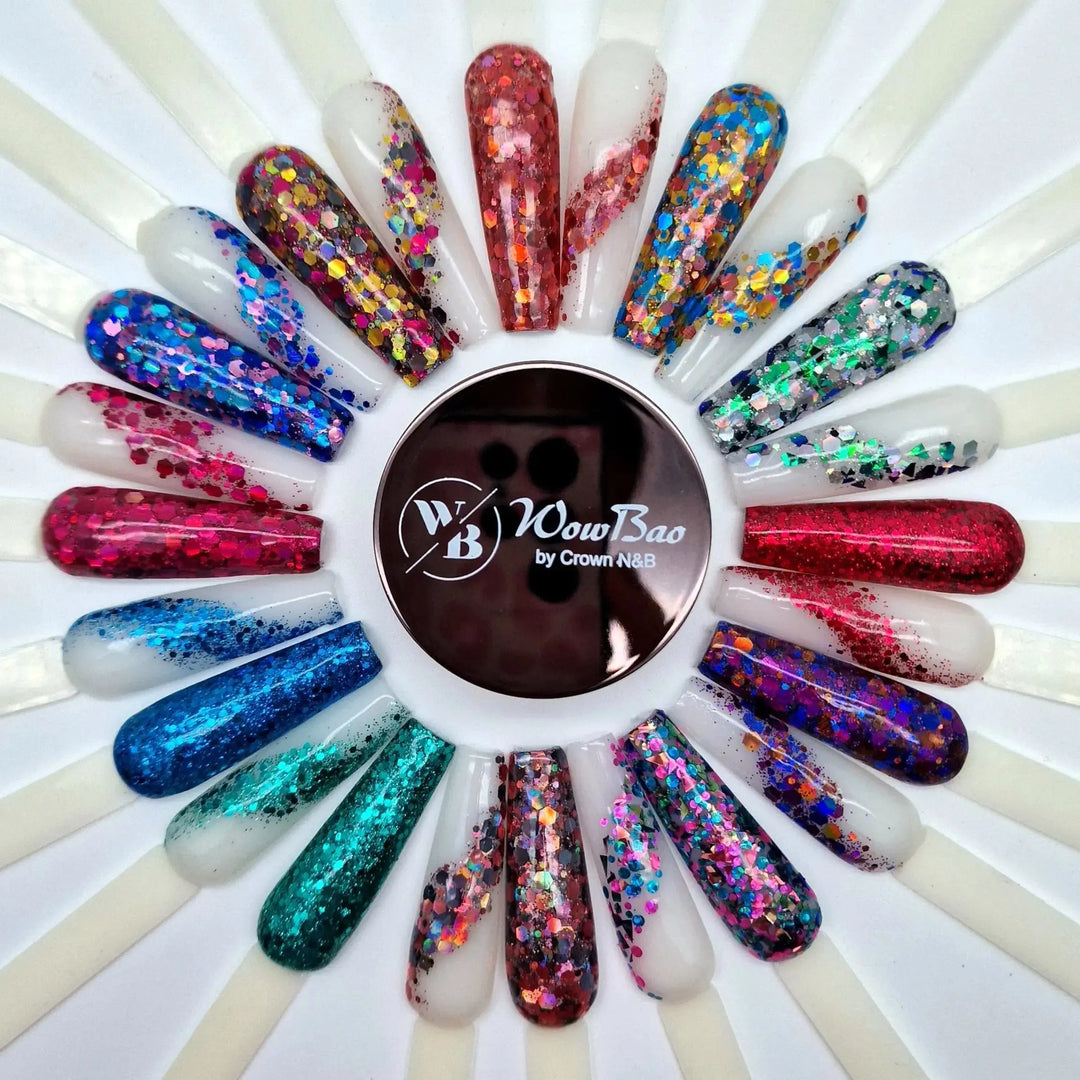 WowBao Nails Christmas acrylic collection set of 12