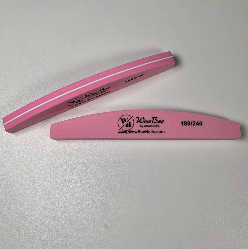 WowBao Nails Half moon nail Buffer 180/240