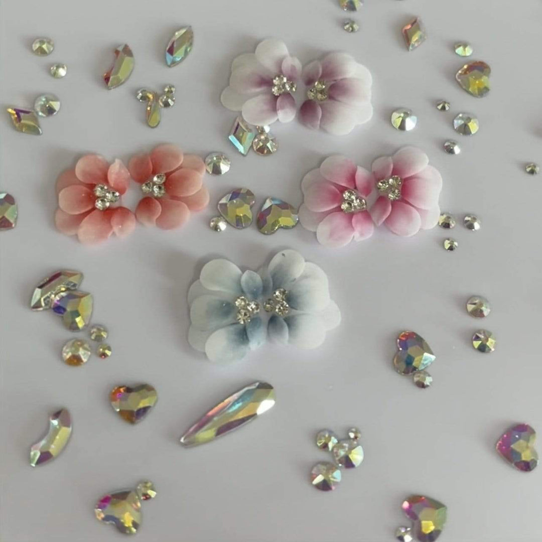 WowBao Nails Handmade Acrylic 3D Flower Style 2
