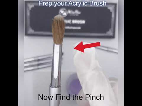 Acrylic Brushes (pre pinched - NOT pre prepped)