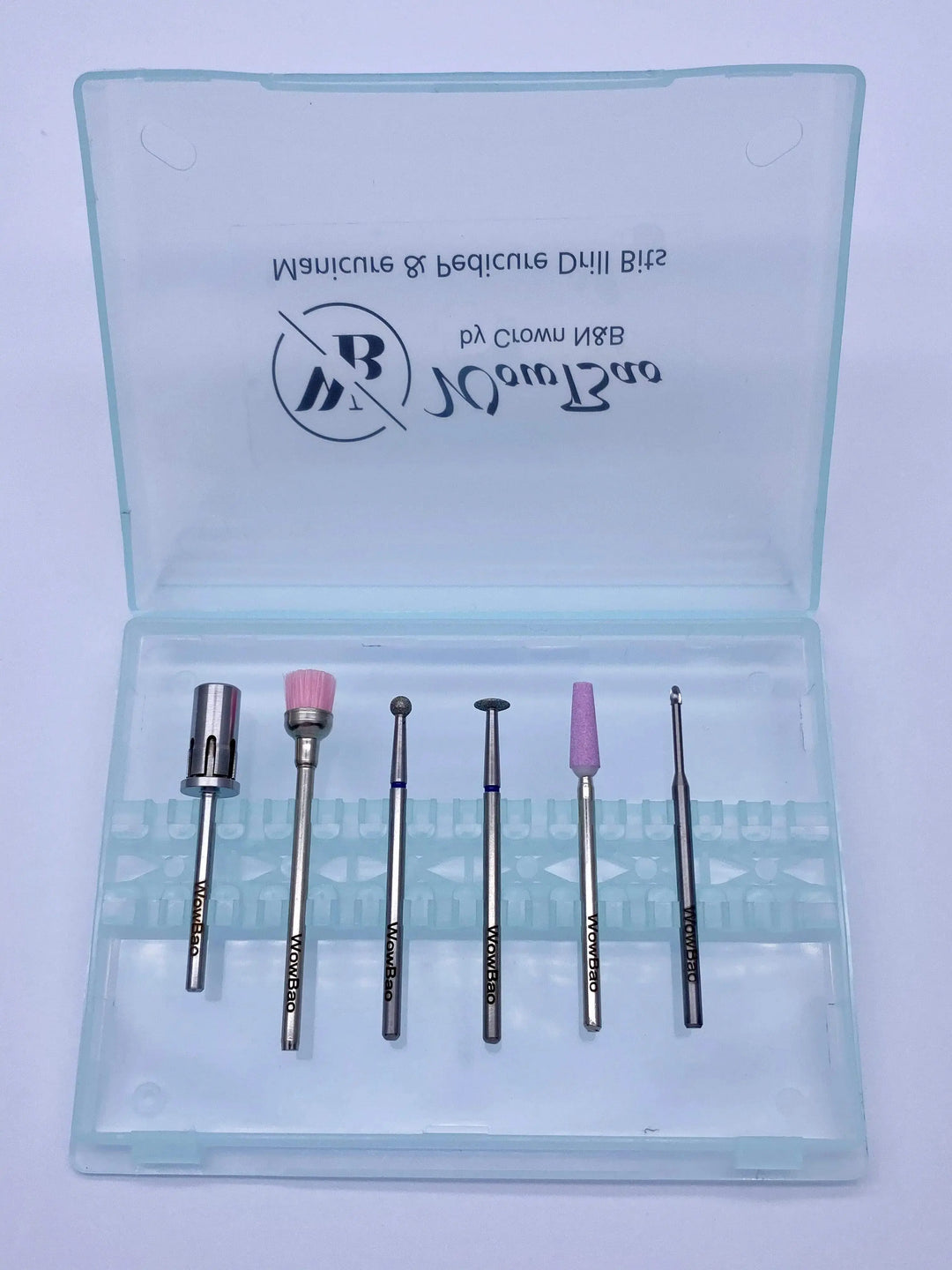 WowBao Nails Manicure & Pedicure Drill Bits Set