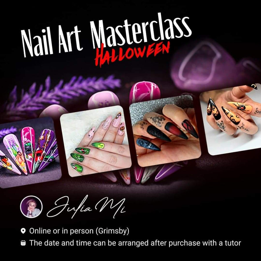 WowBao Nails Online Haloween Nail Art masterclass with julia