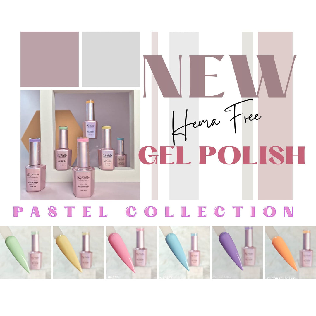 WowBao Nails Patel Colletion - set of 6 hema free Gel Polish