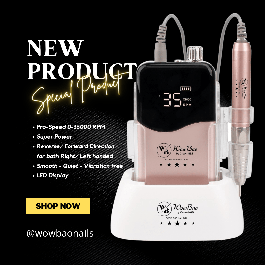 WowBao Nails Portable Brushless Nail Drill (E-file)