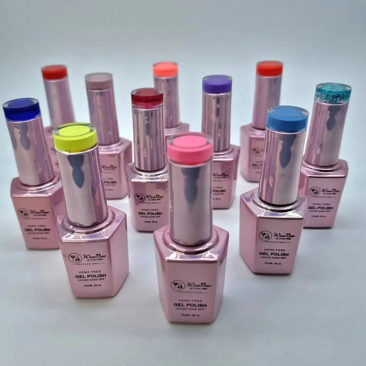 WowBao Nails PRE ORDER Hema Free Gel Polish Full Collection 344 colours