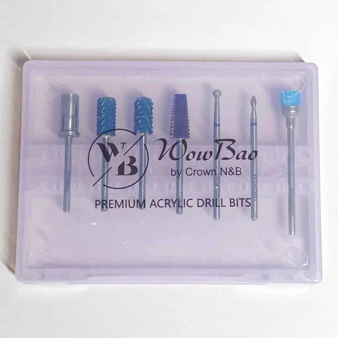 WowBao Nails Premium Acrylic Drill Bits Set