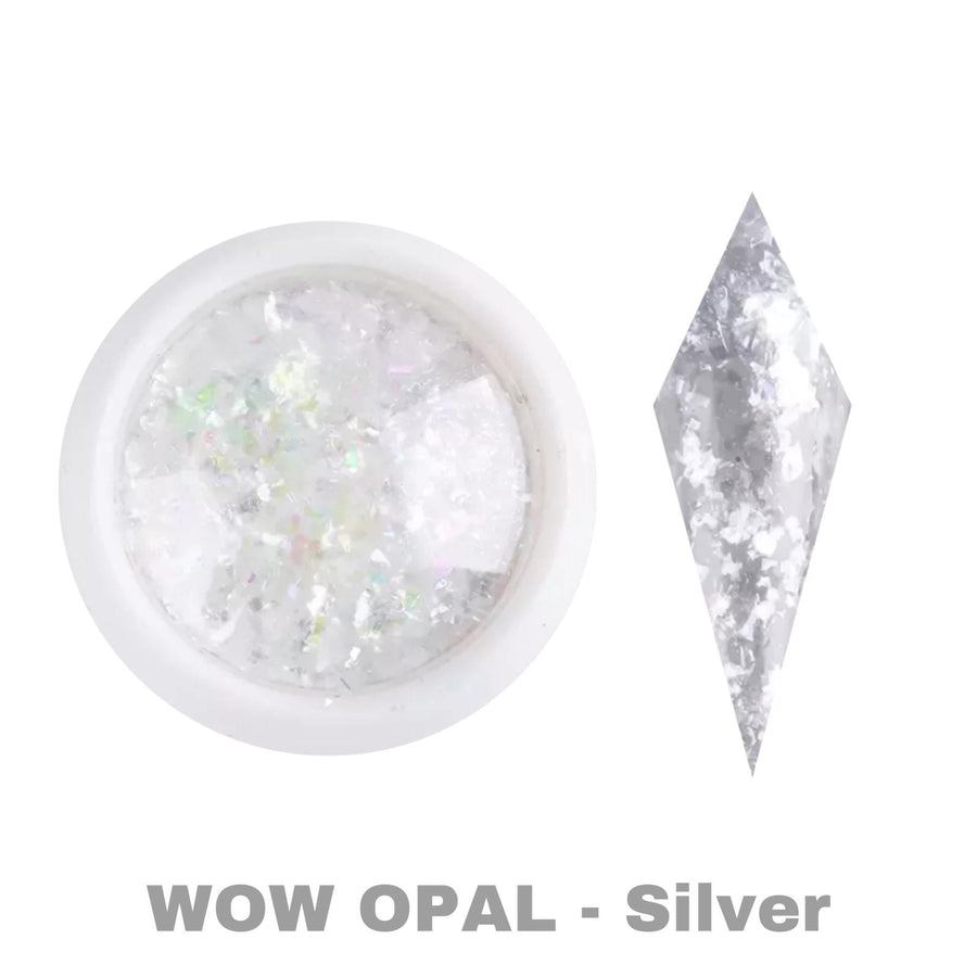 WowBao Nails Silver Wow opal flakes Pigment